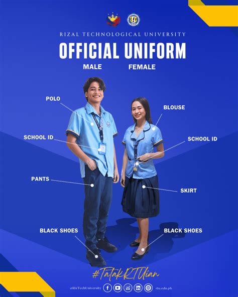 rtu appointment|rizal technological university uniform.